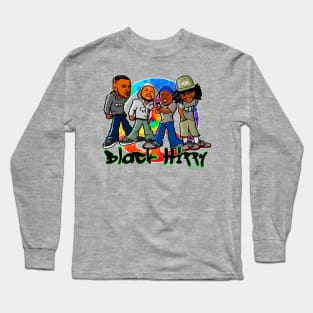 Black Hippy Graf Style Long Sleeve T-Shirt